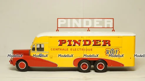 Bernard 28 Centrale Electrique Circus Pinder yellow/red, Direct Collections 1:43