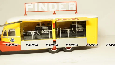 Bernard 28 Centrale Electrique Circus Pinder yellow/red, Direct Collections 1:43