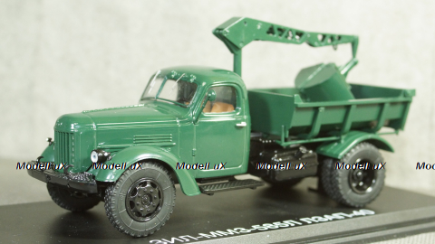 ЗИЛ-ММЗ-585Л с функциональным гидрокраном ЛЗАП-40, 1961,  SSM1407, SSM 1:43