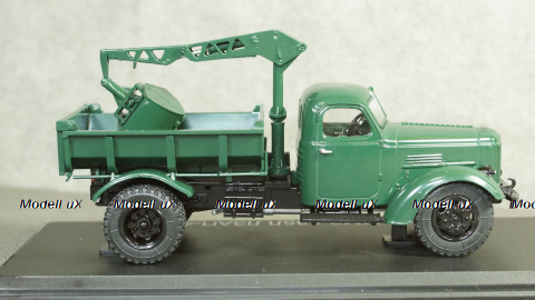 ЗИЛ-ММЗ-585Л с функциональным гидрокраном ЛЗАП-40, 1961,  SSM1407, SSM 1:43