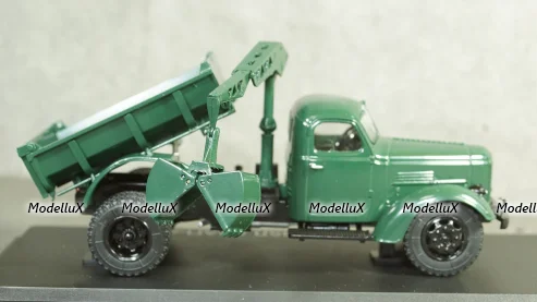 ЗИЛ-ММЗ-585Л с функциональным гидрокраном ЛЗАП-40, 1961,  SSM1407, SSM 1:43