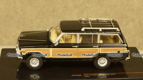 Jeep Grand Wagoneer black 4 WD 1989, CLC328N, IXO 1:43