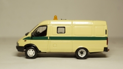 Газ 3221 Газель Инкассаторская, Агат 1:43