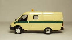 Газ 3221 Газель Инкассаторская, Агат 1:43