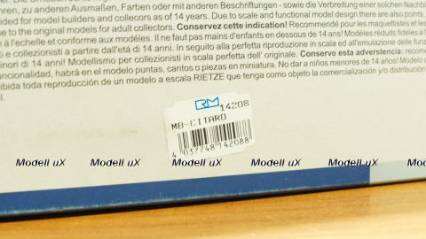 Mercedes O 530 Citaro Berliner VG, Rietze 1:43