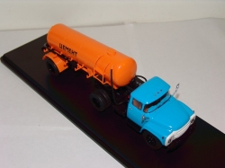 ЗИЛ 130В1 (поздний) + полуприцеп ТЦ-4 Цемент (оранжевый), SSM7006