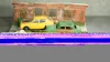 Диорама с тремя машинами, Modellux 1:43
