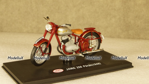 JAWA 250 Perak Standard dark red, 118M-006-1, Abrex 1:18