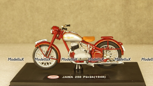 JAWA 250 Perak Standard dark red, 118M-006-1, Abrex 1:18