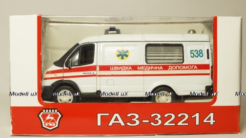 ГАЗ 32214 Газель, Скорая помощь, 1:43