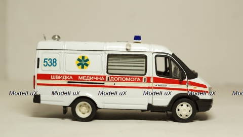 ГАЗ 32214 Газель, Скорая помощь, 1:43