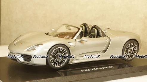 Porsche 918 Spyder 2011 silver, 18051, Welly 1:18