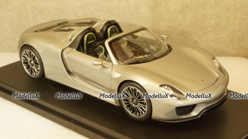 Porsche 918 Spyder 2011 silver, 18051, Welly 1:18