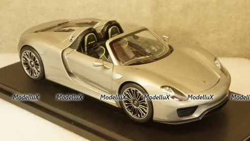 Porsche 918 Spyder 2011 silver, 18051, Welly 1:18