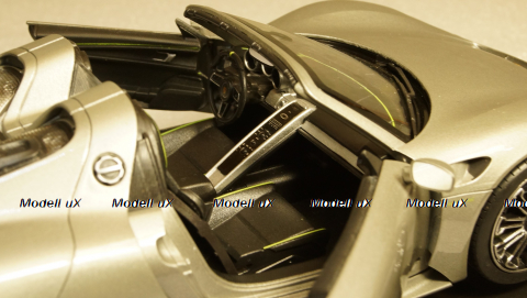 Porsche 918 Spyder 2011 silver, 18051, Welly 1:18