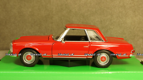 Mercedes 230 SL (W113) 1963 Red, 24093, Welly 1:24