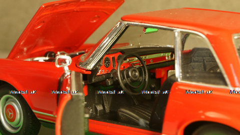 Mercedes 230 SL (W113) 1963 Red, 24093, Welly 1:24