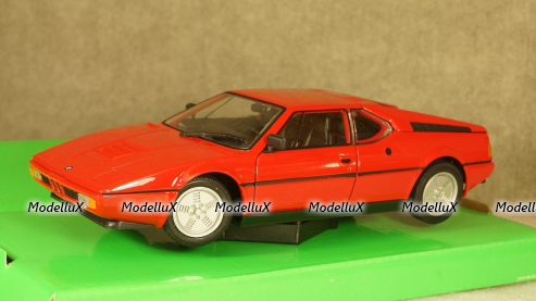 BMW M1 red, 24098, Welly 1:24