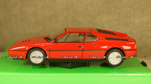 BMW M1 red, 24098, Welly 1:24