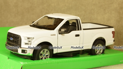 Ford F-150 2015 white, 24063, Welly 1:24