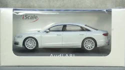 Audi A8L white, IScale 1:43