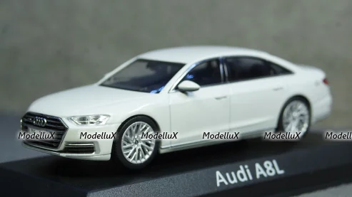 Audi A8L white, IScale 1:43