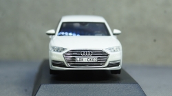 Audi A8L white, IScale 1:43