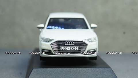 Audi A8L white, IScale 1:43