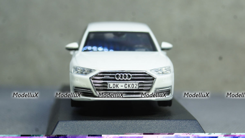 Audi A8L white, IScale 1:43