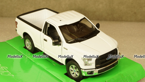 Ford F-150 2015 white, 24063, Welly 1:24