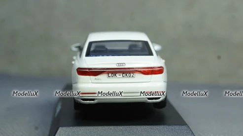 Audi A8L white, IScale 1:43