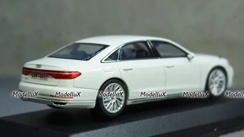 Audi A8L white, IScale 1:43