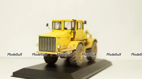 К 700 Кировец желтый со следами эксплуатации, 1:43