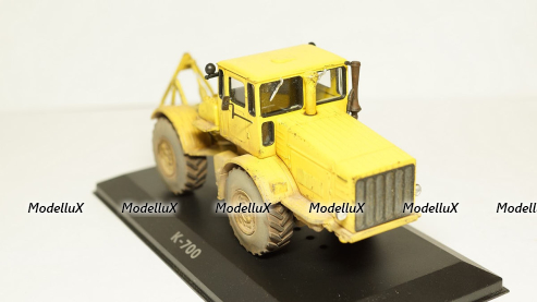 К 700 Кировец желтый со следами эксплуатации, 1:43