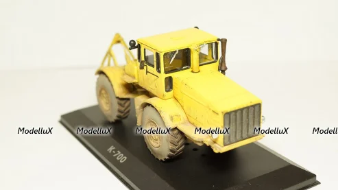 К 700 Кировец желтый со следами эксплуатации, 1:43