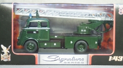 DAF A1600 fire engine NL 1962 darkgreen, Yat Ming 1:43