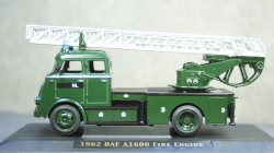 DAF A1600 fire engine NL 1962 darkgreen, Yat Ming 1:43