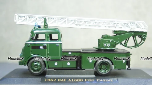 DAF A1600 fire engine NL 1962 darkgreen, Yat Ming 1:43