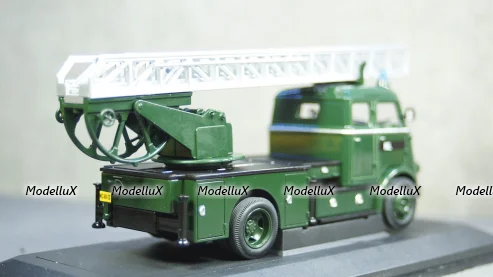 DAF A1600 fire engine NL 1962 darkgreen, Yat Ming 1:43