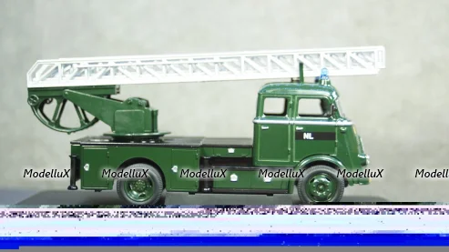 DAF A1600 fire engine NL 1962 darkgreen, Yat Ming 1:43
