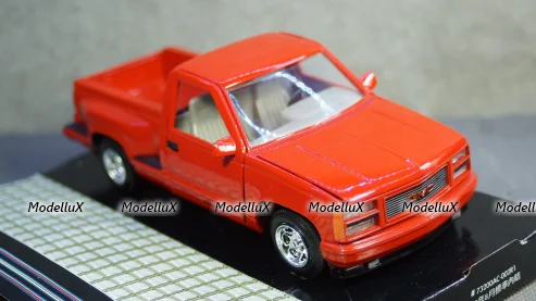 GMC Sierra GT Pickup red, MotorMax 1:24