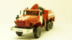 Урал 5557 эвакуатор пожарный 1984г., Skifavto 1:43