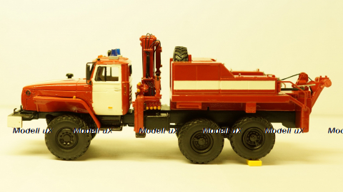 Урал 5557 эвакуатор пожарный 1984г., Skifavto 1:43