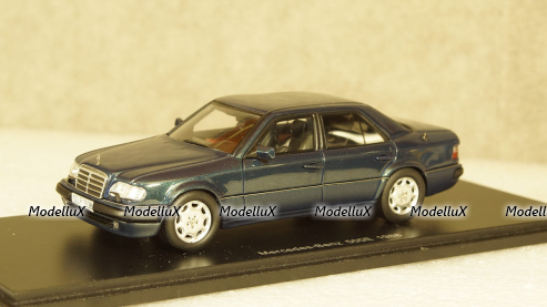 Mercedes 500E W124 1986 green metallic, S1020, Spark 1:43
