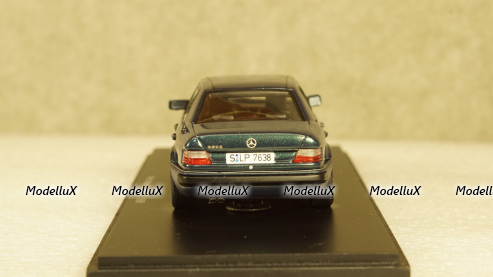 Mercedes 500E W124 1986 green metallic, S1020, Spark 1:43