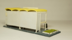 Автобусная остановка с рекламным лайтбоксом и освещением, Kirovograd Models 1:43
