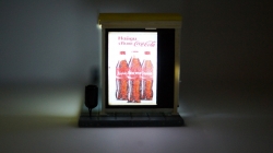 Автобусная остановка с рекламным лайтбоксом и освещением, Kirovograd Models 1:43