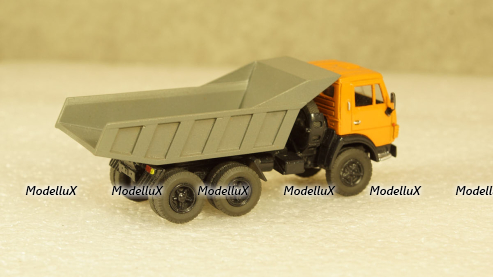 Камаз 5511 оранжевый/серый, Бригадир 1:87
