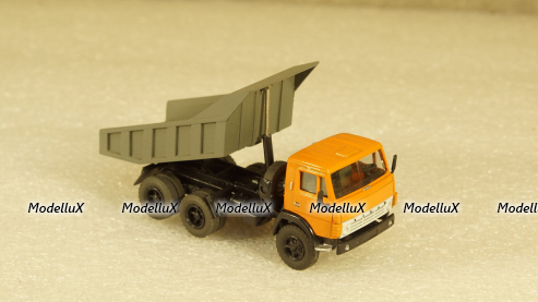 Камаз 5511 оранжевый/серый, Бригадир 1:87