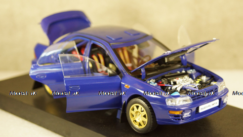 Subaru Impreza STi Street Legal WRX, blue, 5512, SunStar 1:18